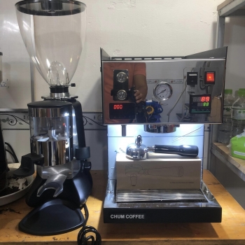 Máy pha cà phê MCB 3005 và máy xay HC600 v2.0